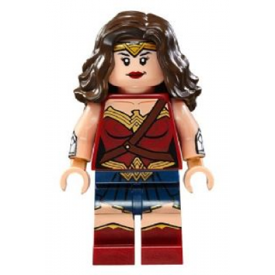 LEGO MINIFIG SUPER HEROE Wonder Woman - Cheveux châtains